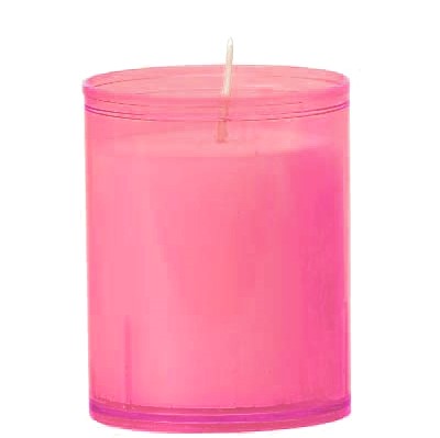 Devotielicht W30/40 70 gr - 24u - Roze/Fuchsia