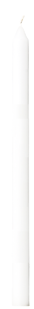 Doopkaars 400 blanco