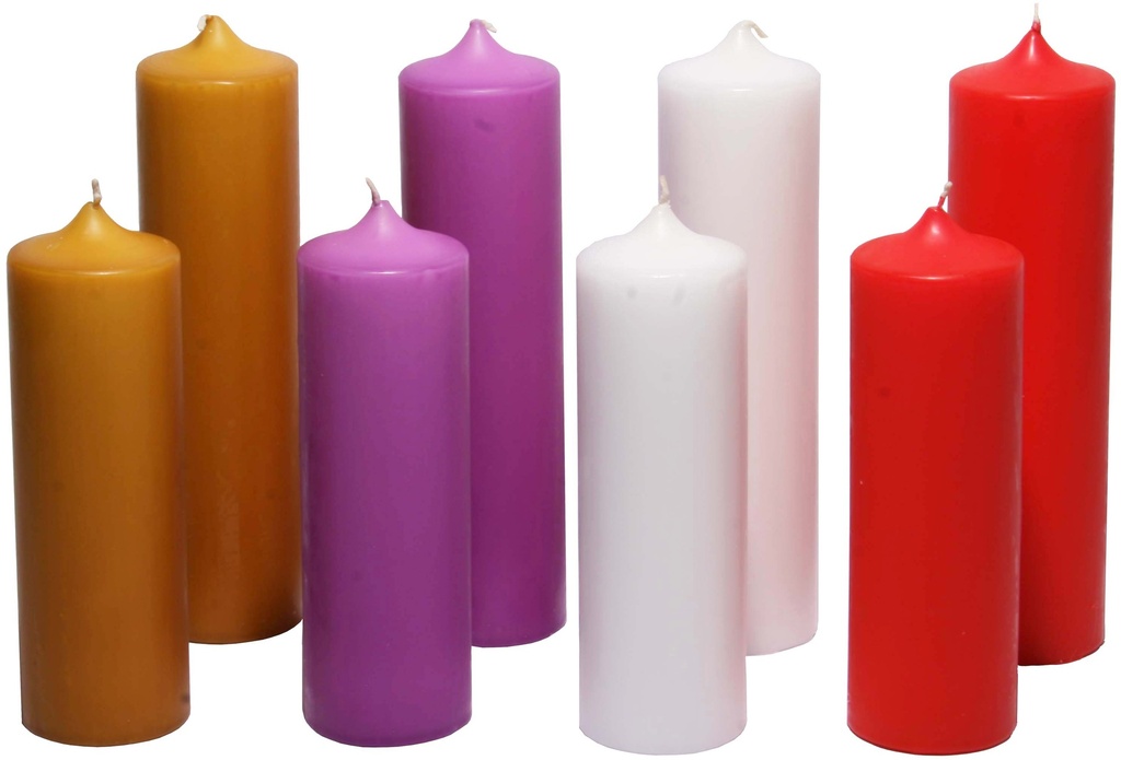 [ADV80/200ROOD] Adventkaarsen 80/200 - Per Stuk (Rood)