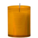 Devotielicht W30/40 70 gr - 24u - Amber